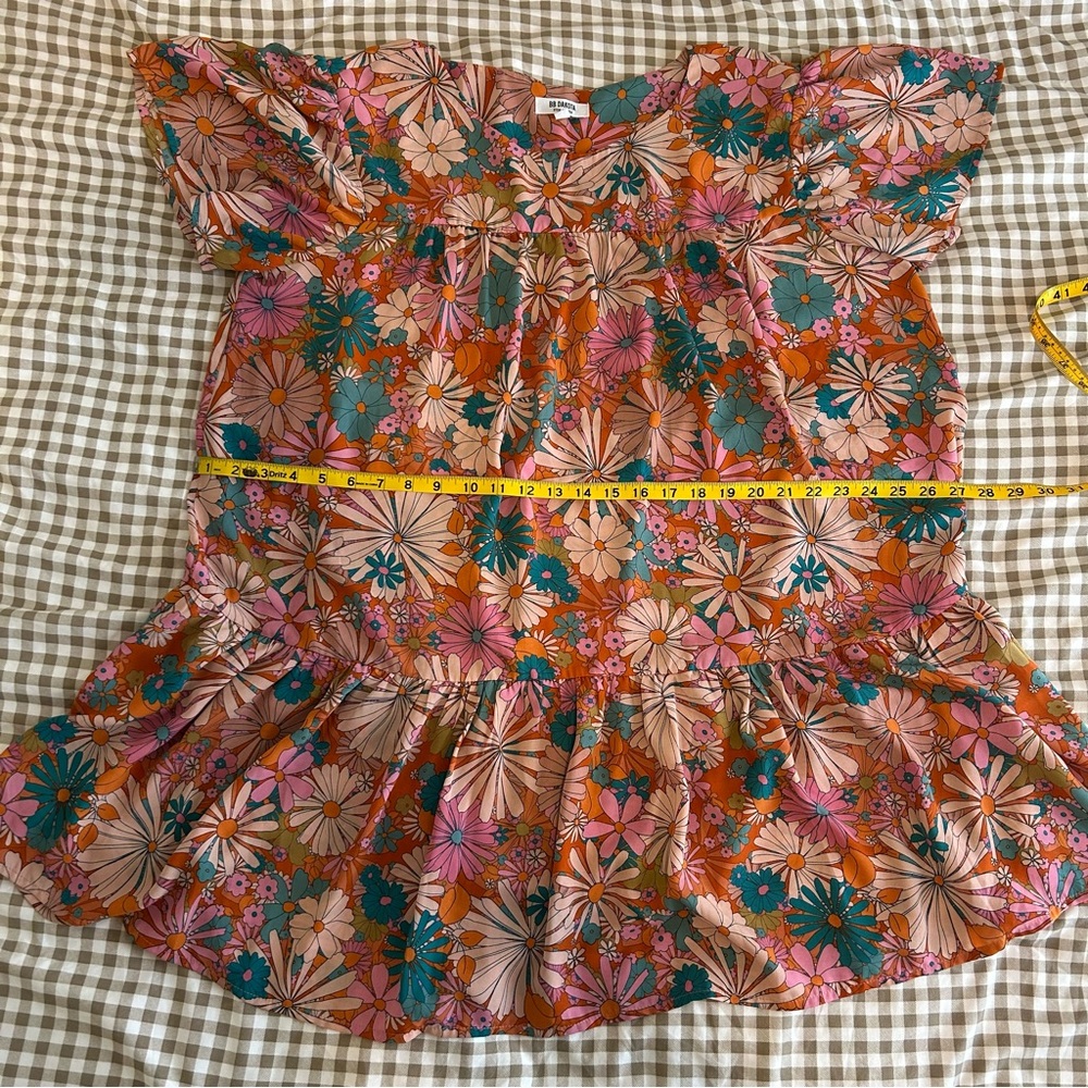 BB Dakota by Steve Madden In Retrospect Floral Shift Dress | Size XL - Picture 9 of 11